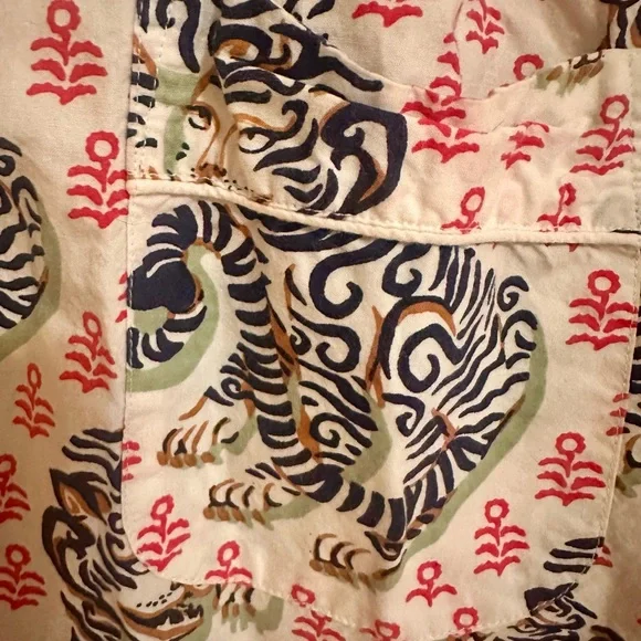 Printfresh Multicolor tiger Patterned Night Shirt (night gown) - Picture 7 of 13